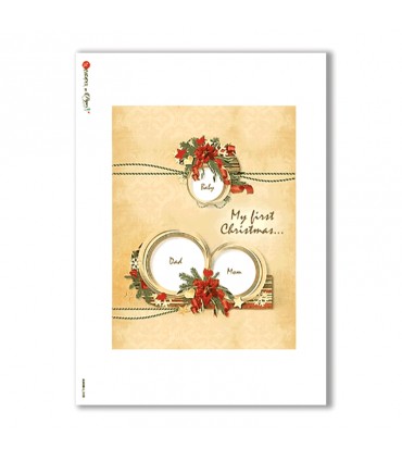 ALBUM-L-0088. Carta di riso album per decoupage.