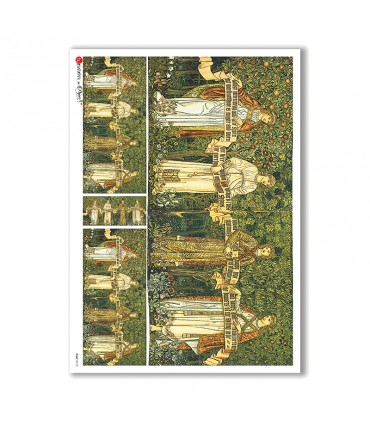 CULT-0110. Carta di riso sacra per decoupage.