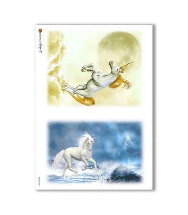 ANIMALS-0007. Carta di riso animali per decoupage.