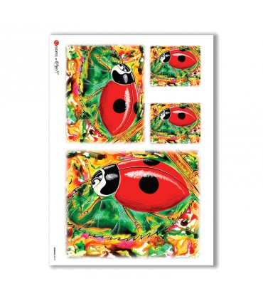 ANIMALS-0010. Carta di riso animali per decoupage.