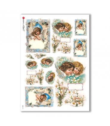 CULT-0116. Carta di riso sacra per decoupage.