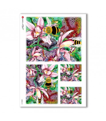 ANIMALS-0011. Animals Rice Paper for decoupage.