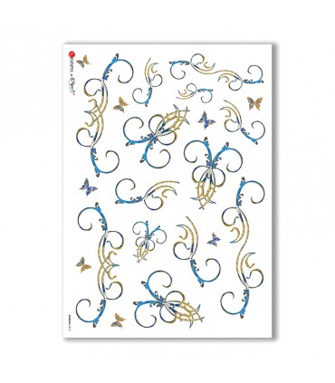 ANIMALS-0015. Carta di riso animali per decoupage.