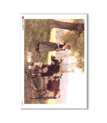 ANIMALS-0021. Papel de Arroz animales para decoupage.