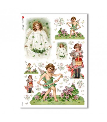 CULT-0127. Papel de Arroz sacras para decoupage.