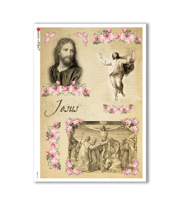 CULT-0129. Holy Rice Paper for decoupage.