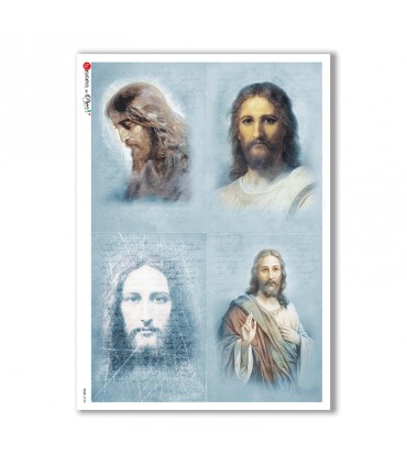 CULT-0130. Carta di riso sacra per decoupage.