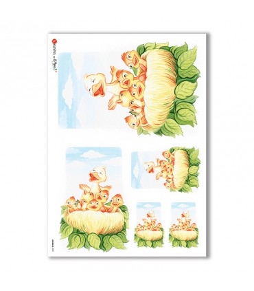 ANIMALS-0031. Animals Rice Paper for decoupage.