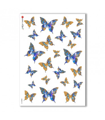 ANIMALS-0032. Carta di riso animali per decoupage.