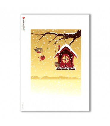 ALBUM-L-0094. Carta di riso album per decoupage.