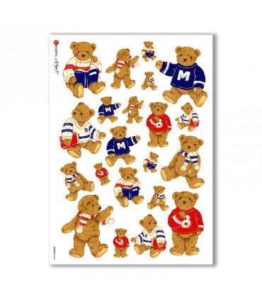 ANIMALS-0048. Papel de Arroz animales para decoupage.