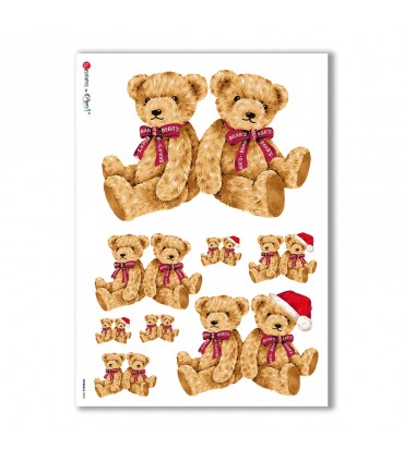 ANIMALS-0049. Carta di riso animali per decoupage.