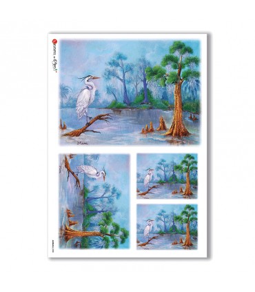 ANIMALS-0058. Animals Rice Paper for decoupage.