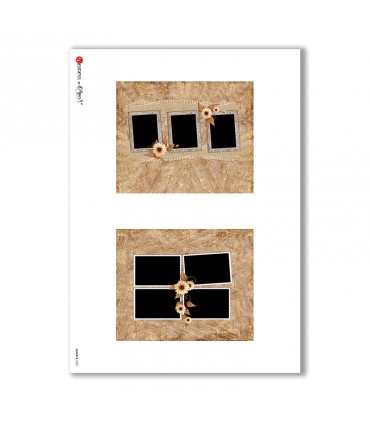 ALBUM-S-0002. Rice paper album small for decoupage.