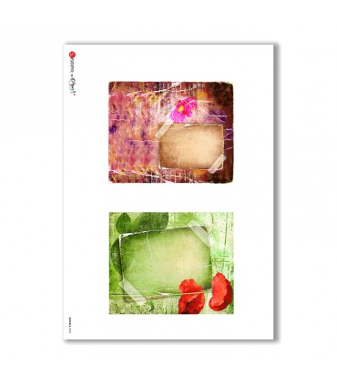 ALBUM-S-0003. Rice paper album small for decoupage