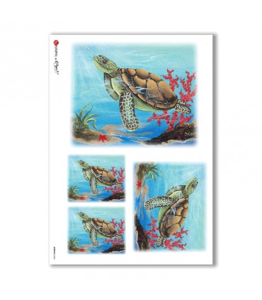 ANIMALS-0062. Carta di riso animali per decoupage.