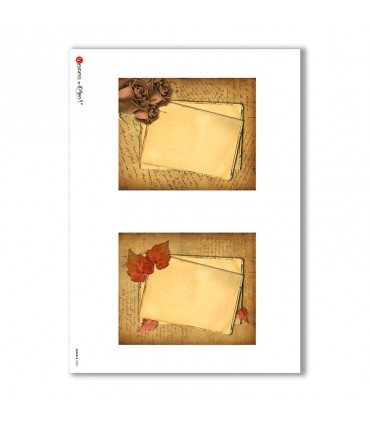 ALBUM-S-0005. Carta di riso album small per decoupage