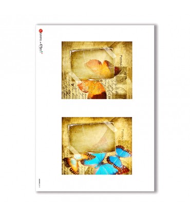 ALBUM-S-0011. Rice paper album small for decoupage.