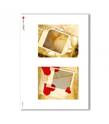 ALBUM-S-0013. Rice paper album small for decoupage.