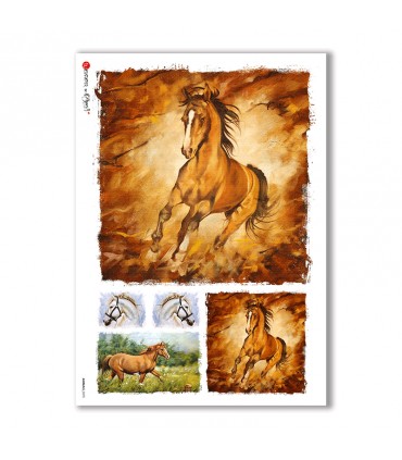 ANIMALS-0070. Animals Rice Paper for decoupage.