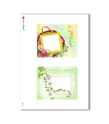 ALBUM-S-0016. Carta di riso album small per decoupage