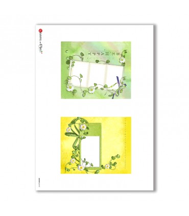 ALBUM-S-0018. Carta di riso album small per decoupage