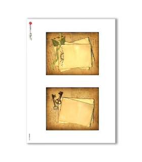 ALBUM-S-0026. Carta di riso album small per decoupage