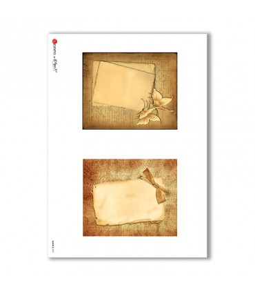 ALBUM-S-0027. Rice paper album small for decoupage.