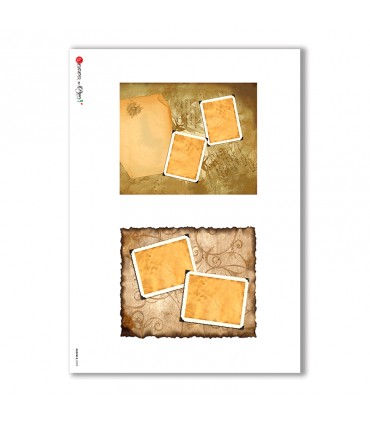 ALBUM-S-0028. Rice paper album small for decoupage.