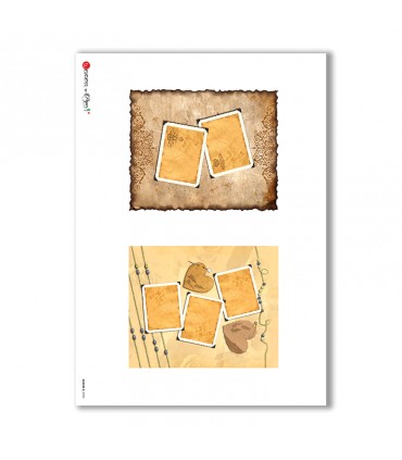 ALBUM-S-0030. Carta di riso album small per decoupage