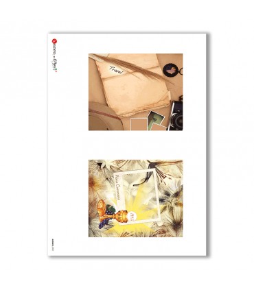 ALBUM-S-0031. Rice paper album small for decoupage.