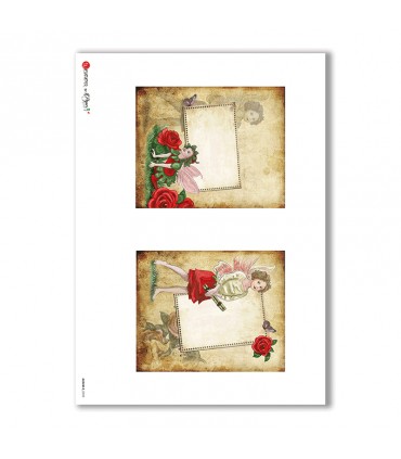 ALBUM-S-0033. Carta di riso album small per decoupage