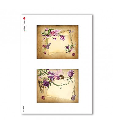 ALBUM-S-0034. Rice paper album small for decoupage.