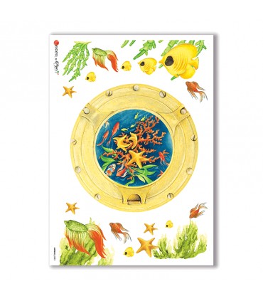 ANIMALS-0083. Animals Rice Paper for decoupage.