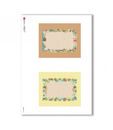 ALBUM-S-0036. Rice paper album small for decoupage.