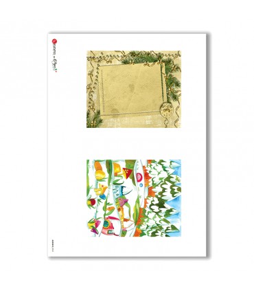 ALBUM-S-0041. Rice paper album small for decoupage.