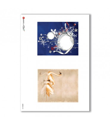 ALBUM-S-0042. Rice paper album small for decoupage.