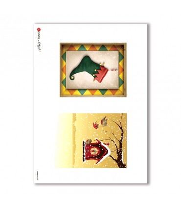 ALBUM-S-0045. Rice paper album small for decoupage.