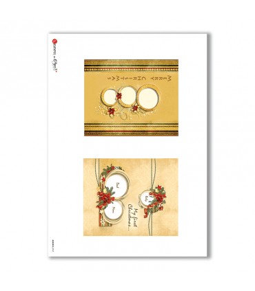 ALBUM-S-0047. Rice paper album small for decoupage.