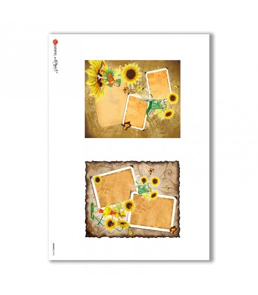 ALBUM-S-0048. Rice paper album small for decoupage.