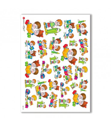 BABY-0005. Papel de Arroz niños para decoupage