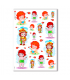 BABY-0012. Carta di riso bambini per decoupage.