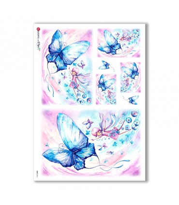 BABY-0016. Carta di riso bambini per decoupage.