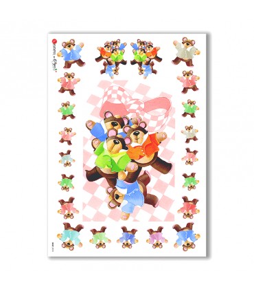 BABY-0018. Carta di riso bambini per decoupage.