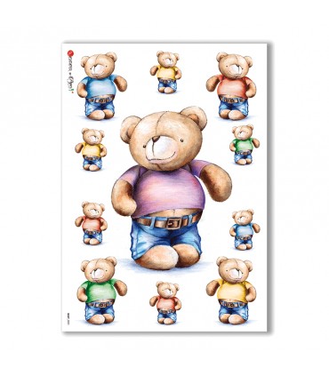 BABY-0021. Carta di riso bambini per decoupage.