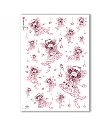 BABY-0023. Carta di riso bambini per decoupage.