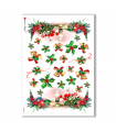 CHRISTMAS-0013. Carta di riso Natale per decoupage.
