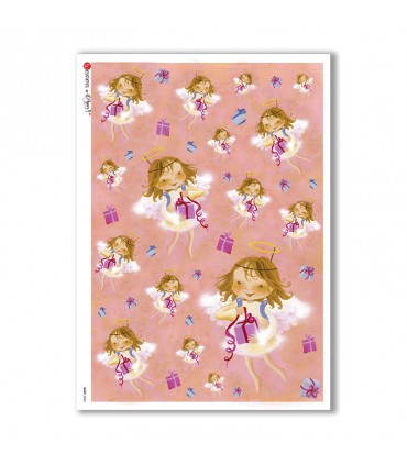 BABY-0024. Carta di riso bambini per decoupage.