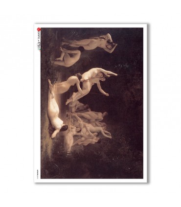 ARTWORK-0015. Papel de Arroz obras de arte para decoupage.