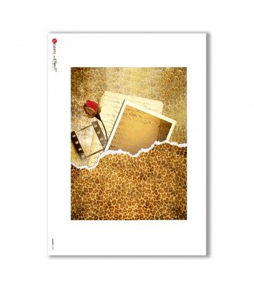 ALBUM-L-0011. Carta di riso album per decoupage.